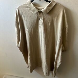 Harbor Bay Men's Tan Polo Shirt